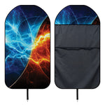 Fire And Ice Energy Print Waterproof Car Seat Cover