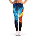 Fire And Ice Energy Print Women's Leggings