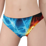 Fire And Ice Energy Print Women's Panties