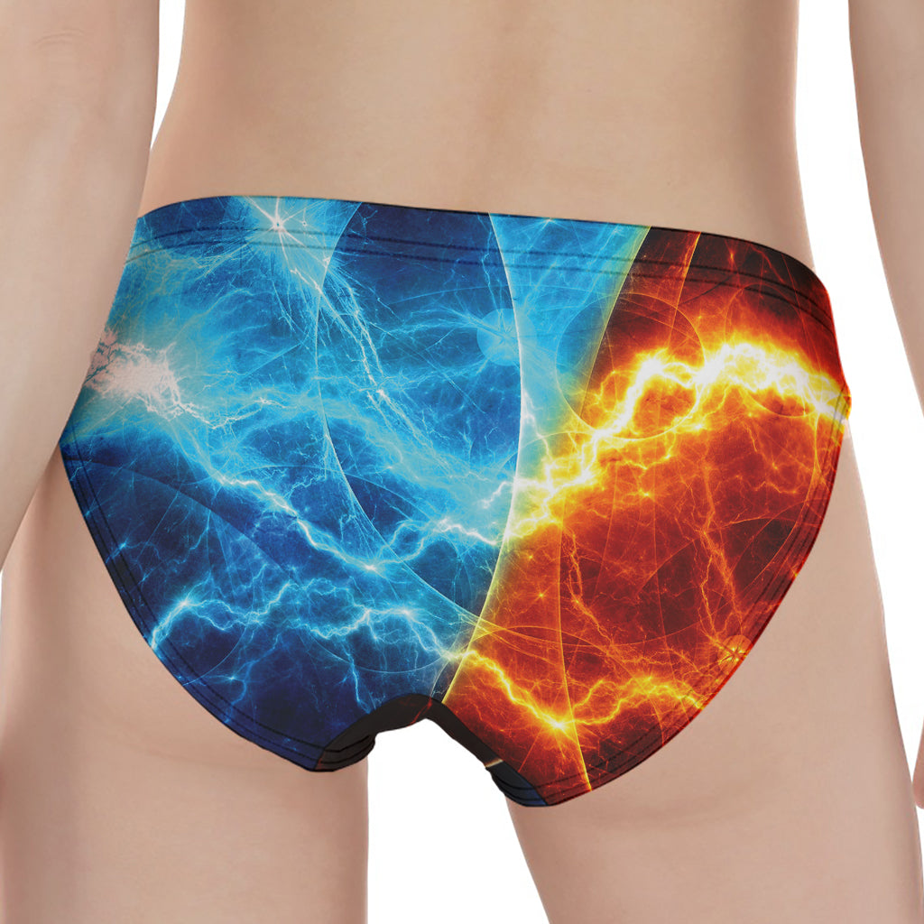 Fire And Ice Energy Print Women's Panties