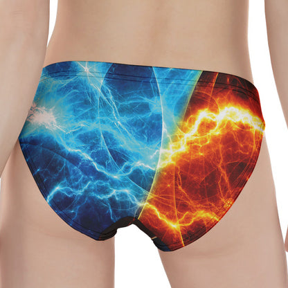 Fire And Ice Energy Print Women's Panties