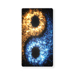 Fire And Ice Sparkle Yin Yang Print Baby Crib Sheet