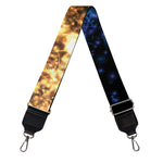 Fire And Ice Sparkle Yin Yang Print Bag Strap