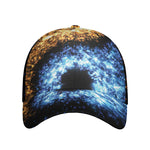 Fire And Ice Sparkle Yin Yang Print Baseball Cap