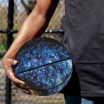Fire And Ice Sparkle Yin Yang Print Basketball