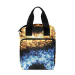 Fire And Ice Sparkle Yin Yang Print Bible Tote Bag