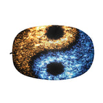 Fire And Ice Sparkle Yin Yang Print Car Side Mirror Covers