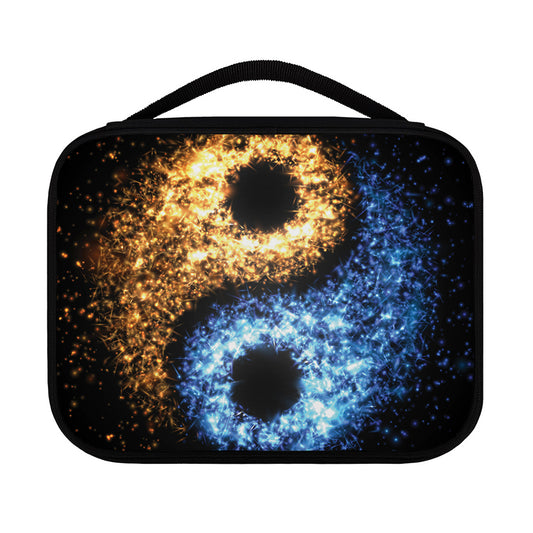 Fire And Ice Sparkle Yin Yang Print Classic Bible Case