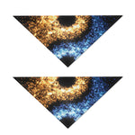 Fire And Ice Sparkle Yin Yang Print Dog Bandana