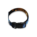 Fire And Ice Sparkle Yin Yang Print Dog Collar