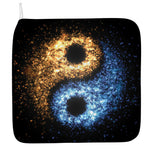 Fire And Ice Sparkle Yin Yang Print Hand Towel