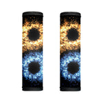 Fire And Ice Sparkle Yin Yang Print Handle Covers