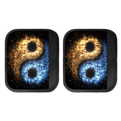 Fire And Ice Sparkle Yin Yang Print Handle Covers