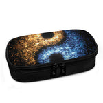 Fire And Ice Sparkle Yin Yang Print Insulin Cooler Travel Case
