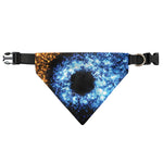 Fire And Ice Sparkle Yin Yang Print Over The Collar Dog Bandana