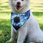 Fire And Ice Sparkle Yin Yang Print Over The Collar Dog Bandana