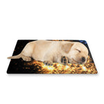 Fire And Ice Sparkle Yin Yang Print Pet Cooling Mat Cover