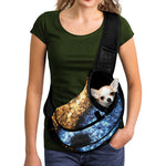 Fire And Ice Sparkle Yin Yang Print Pet Sling Carrier