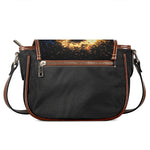 Fire And Ice Sparkle Yin Yang Print Saddle Bag