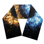 Fire And Ice Sparkle Yin Yang Print Scarf