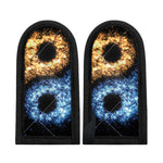 Fire And Ice Sparkle Yin Yang Print Skillet Handle Cover