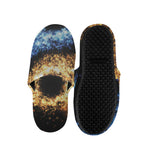 Fire And Ice Sparkle Yin Yang Print Slippers