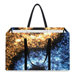 Fire And Ice Sparkle Yin Yang Print Utility Tote Bag