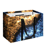 Fire And Ice Sparkle Yin Yang Print Utility Tote Bag