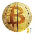 Fire And Water Bitcoin Print Basketball