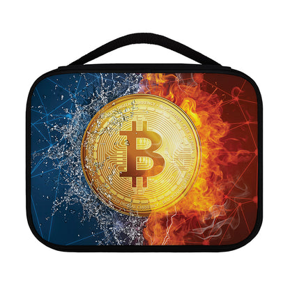 Fire And Water Bitcoin Print Classic Bible Case