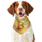 Fire And Water Bitcoin Print Dog Bandana