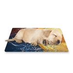 Fire And Water Bitcoin Print Pet Cooling Mat Cover