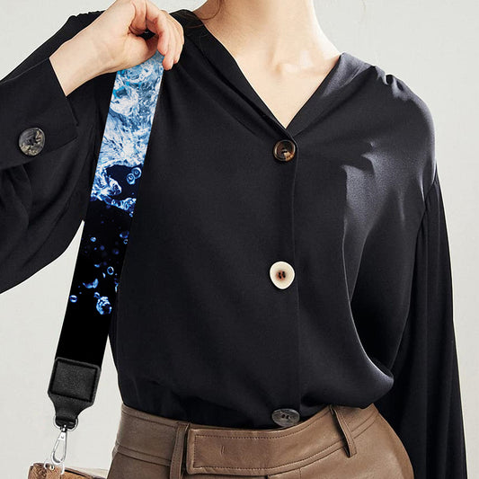Fire And Water Yin Yang Print Bag Strap