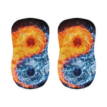 Fire And Water Yin Yang Print Bar Stool Covers
