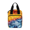 Fire And Water Yin Yang Print Bible Tote Bag