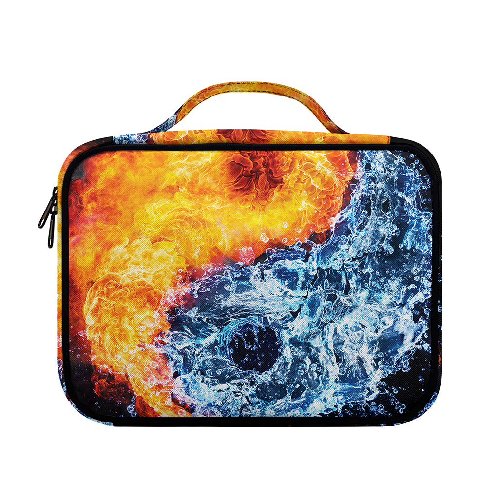 Fire And Water Yin Yang Print Briefcase Bible Bag