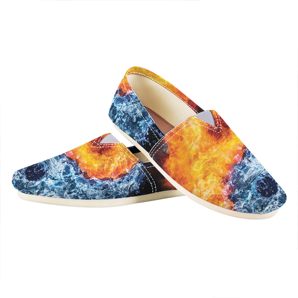 Fire And Water Yin Yang Print Casual Shoes