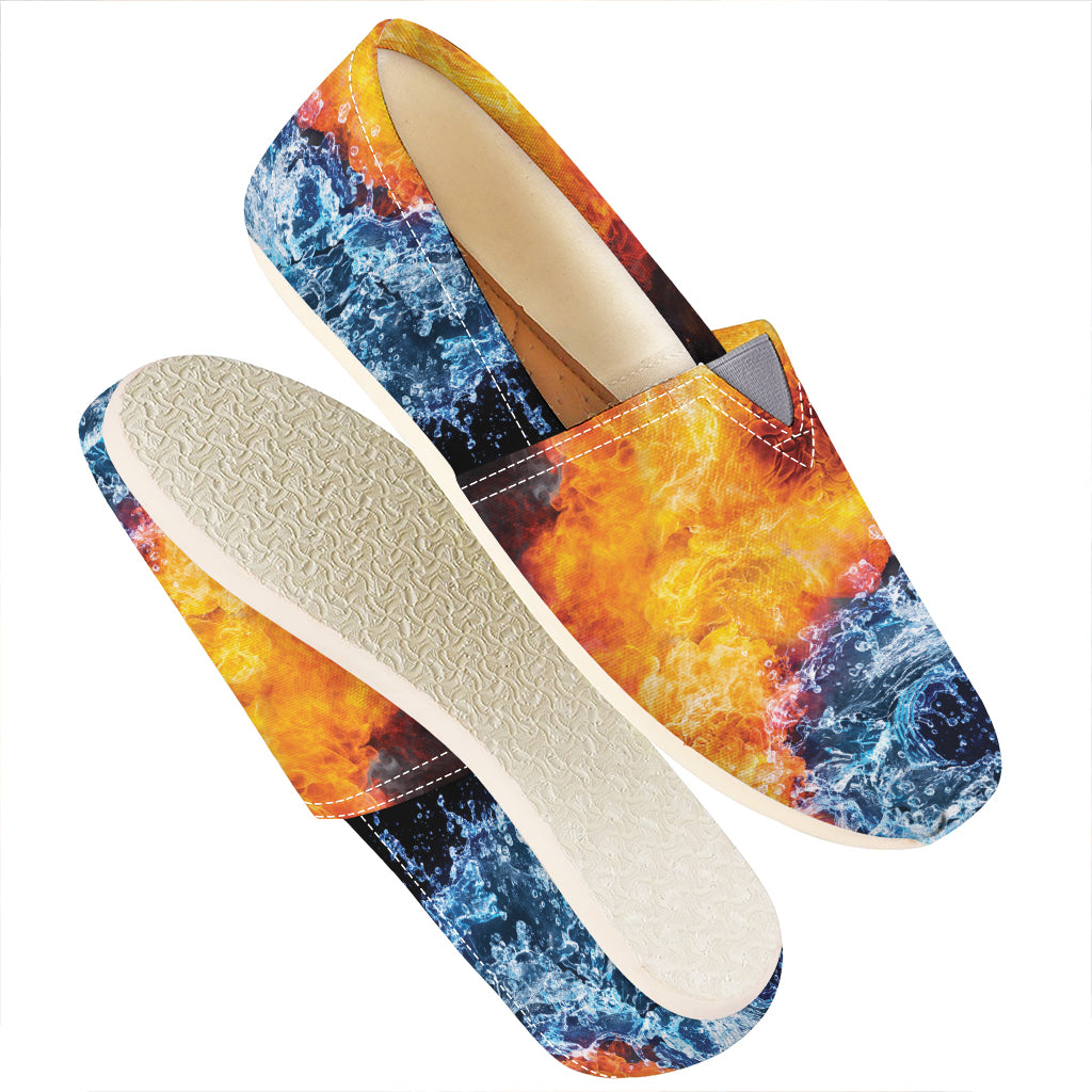 Fire And Water Yin Yang Print Casual Shoes