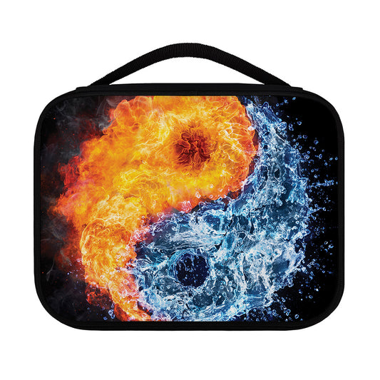 Fire And Water Yin Yang Print Classic Bible Case