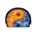 Fire And Water Yin Yang Print Coin Purse