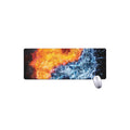Fire And Water Yin Yang Print Extended Mouse Pad