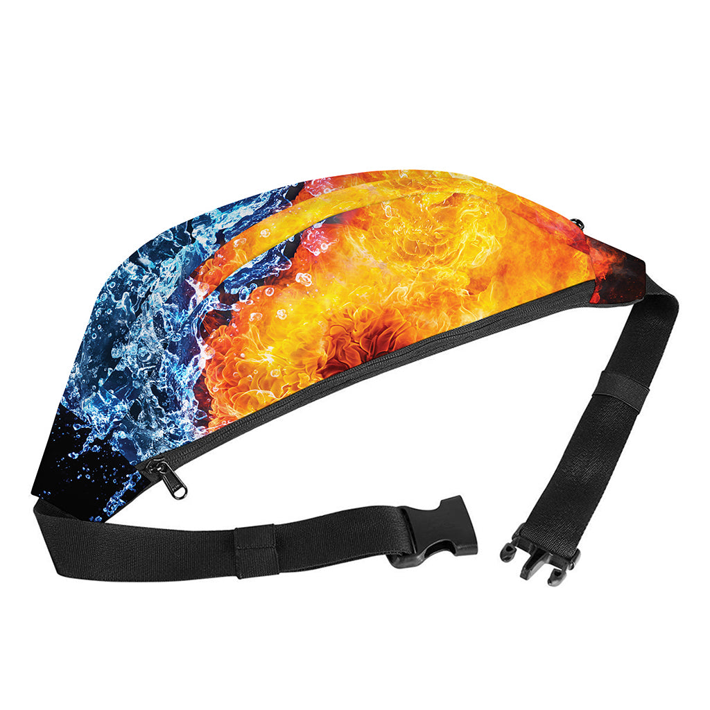 Fire And Water Yin Yang Print Fanny Pack
