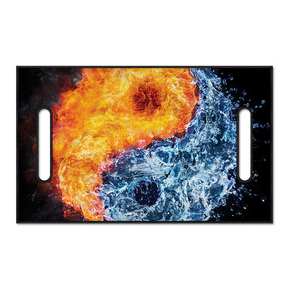 Fire And Water Yin Yang Print Golf Cart Seat Cover