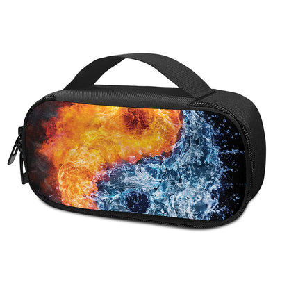 Fire And Water Yin Yang Print Insulin Cooler Travel Case