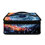 Fire And Water Yin Yang Print Small Lunch Bag