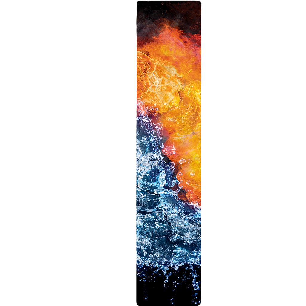 Fire And Water Yin Yang Print Table Runner