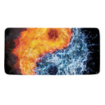 Fire And Water Yin Yang Print Towel