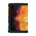 Fire And Water Yin Yang Print Trifold Wallet