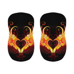Fire Angel Wings Print Bar Stool Covers