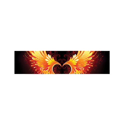 Fire Angel Wings Print Bed Runner